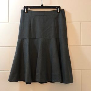 NWT J Crew grey Aline skirt size 4